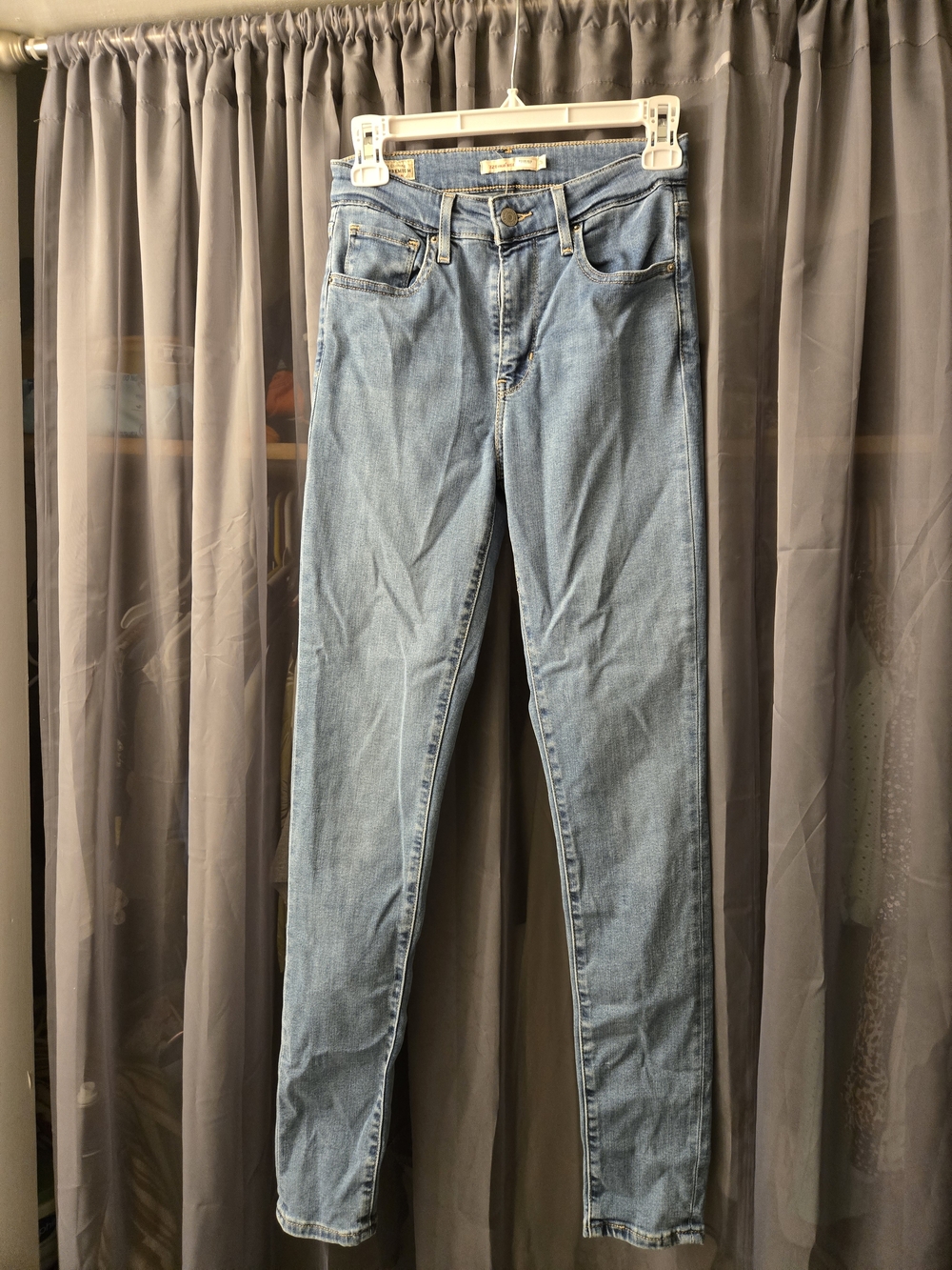 Levi's Light Blue High-Rise Skinny Jeans